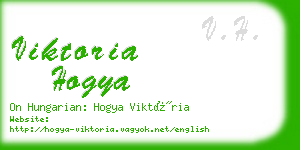 viktoria hogya business card